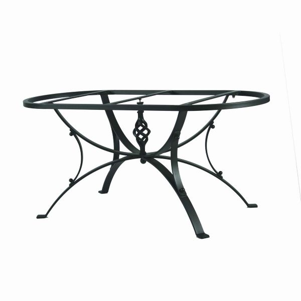 METAL FRAME OF GALVANIZED IRON FOR RECTANGULAR OR OVAL TABLE TOPS